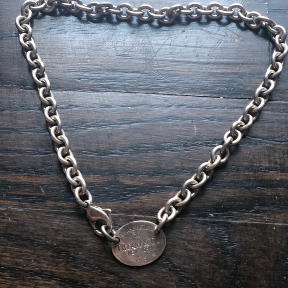 Tiffanys Heart Chunky Necklace 